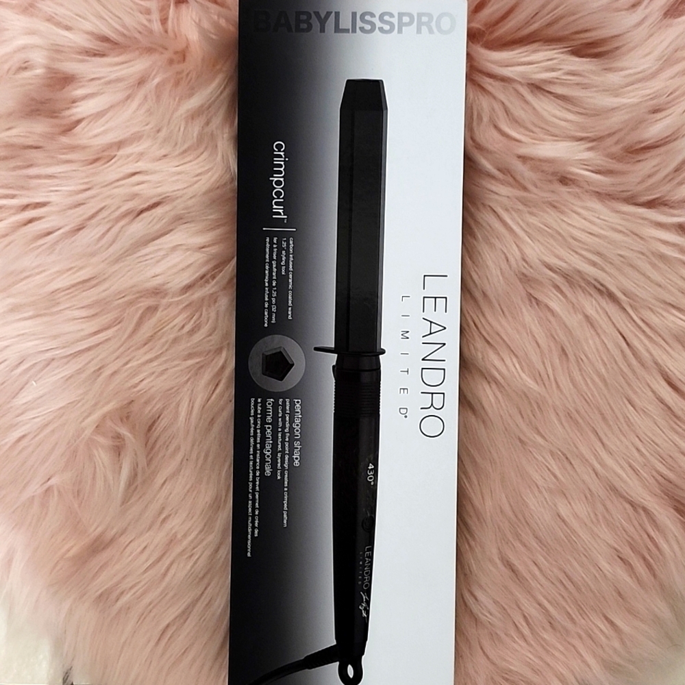 BRAND NEW BABYLISSPRO LEANDRO LIMITED CRIMPCURL 1.25" STYLING TOOL